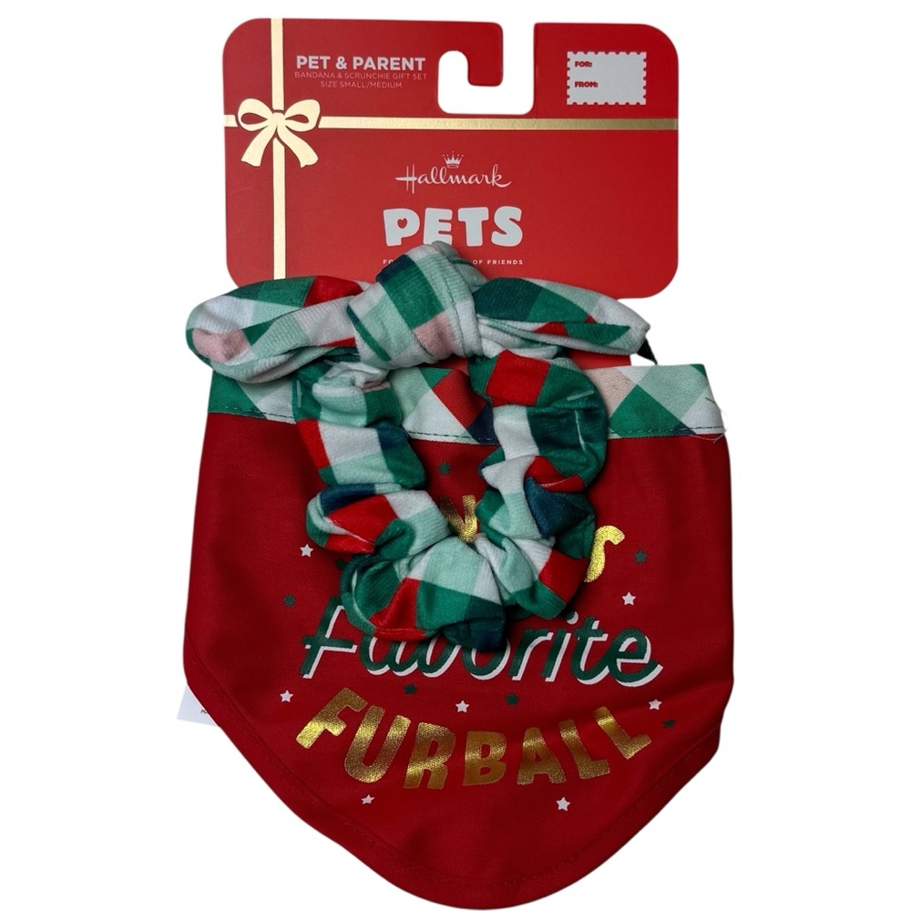Holiday Pet Bandana Set Snoop Dogg Jammies Small Medium Cat Dog NEW - Picture 7 of 12